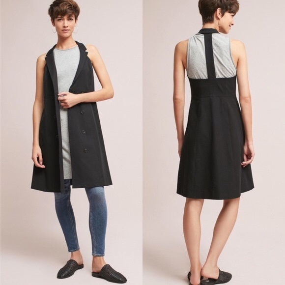 Anthropologie Maeve Lined Layered Dress 0 NWT - Picture 2 of 7